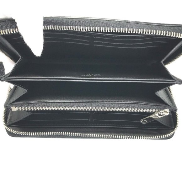 LOUIS VUITTON MonogramMahina Zippy Wallet Zip Around Long Wallet Black - Picture 11 of 12